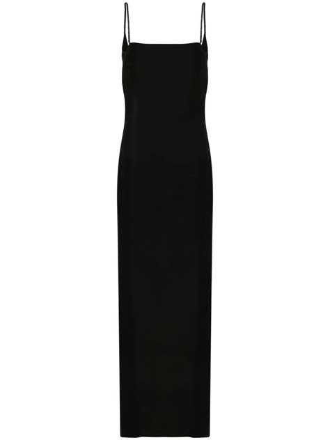 gucci black dress 2018|Gucci sleeveless maxi dress.